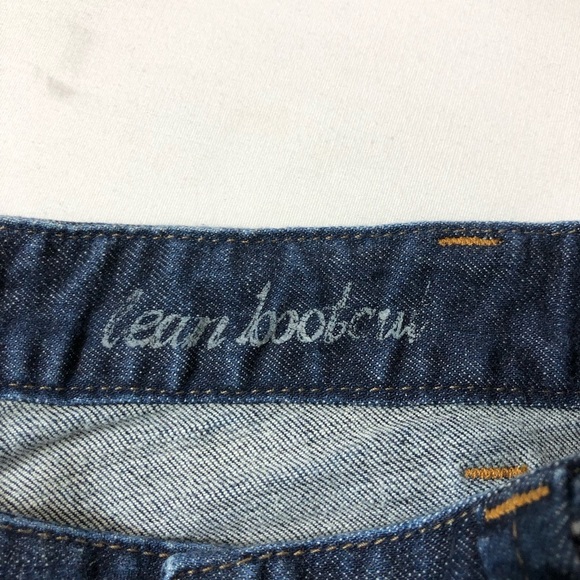 Calvin Klein Jeans Women’s Cotton Blend Mid Rise Lean Bootcut Dark Wash Jeans 6 - Picture 7 of 16